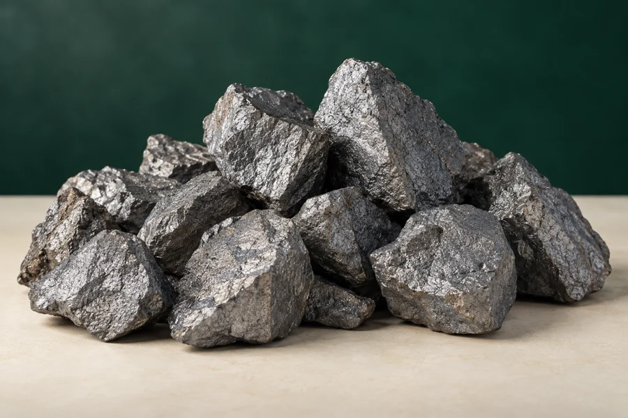 Illustrative silicomanganese product photograph